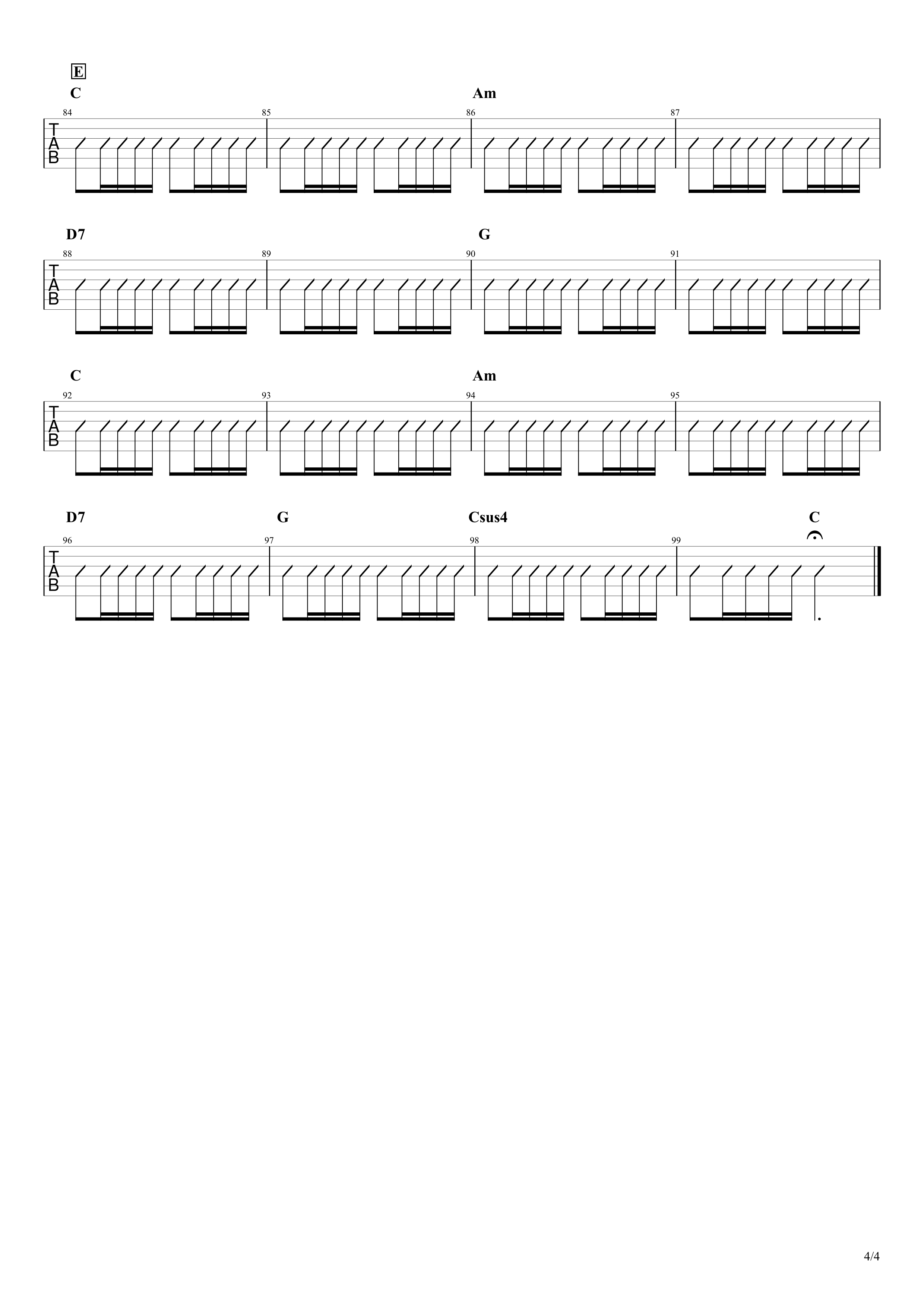 心のままに ゆず 無料ギターコード譜 カポあり簡単コードver Easy Guitar Net
