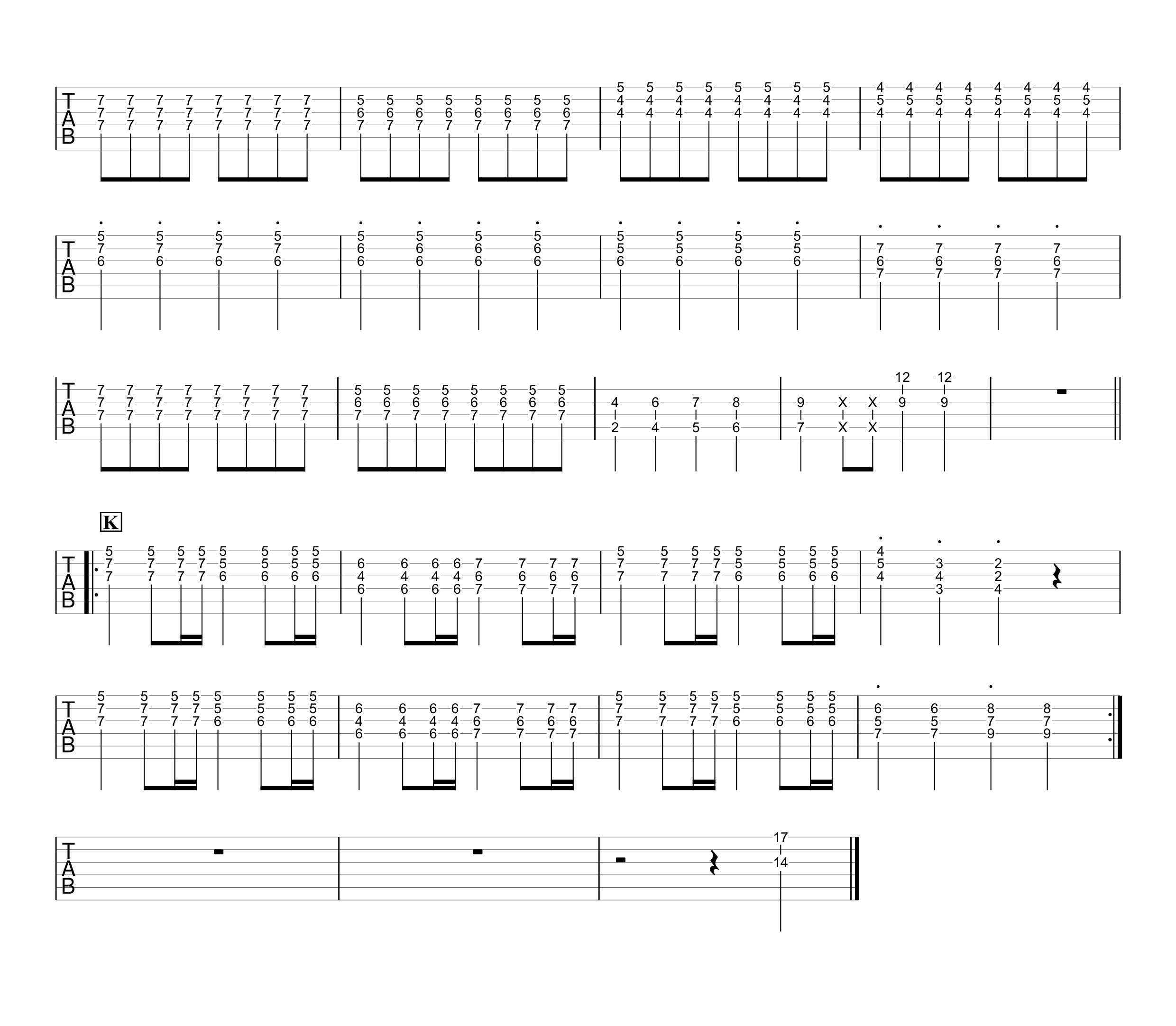 StaRt／Mrs. GREEN APPLE ギタータブ譜　リードギターざっくり完コピVer.04